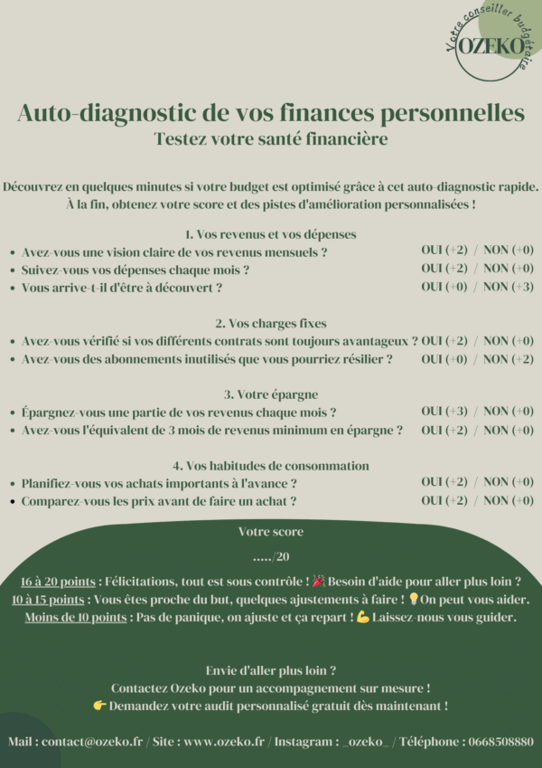 Mon auto-diagnostic