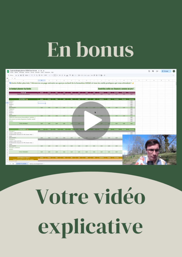 Mon Budget planner